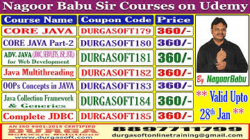Nagoor Babu Sir Courses on Udemy