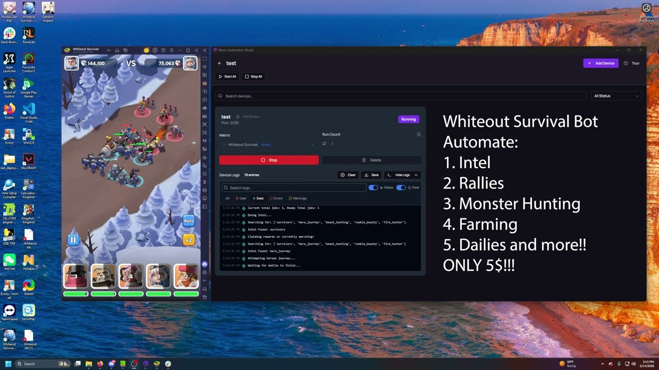 Whiteout Survival Bot demo preview