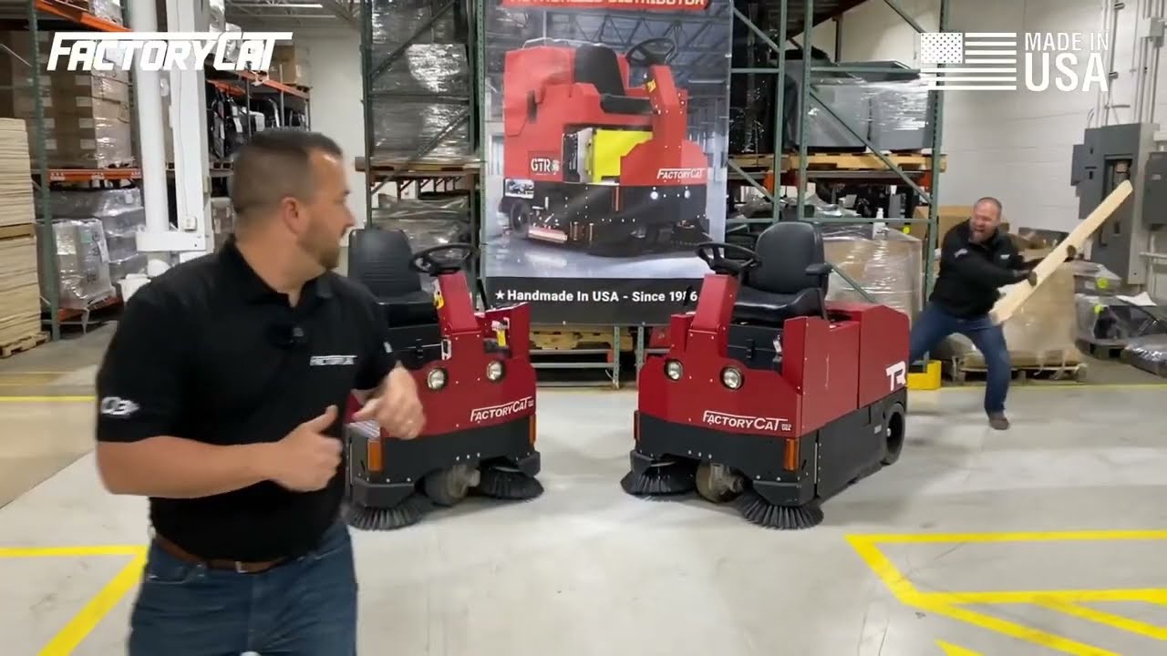 Factorycat TR Ride On Floor Sweeper