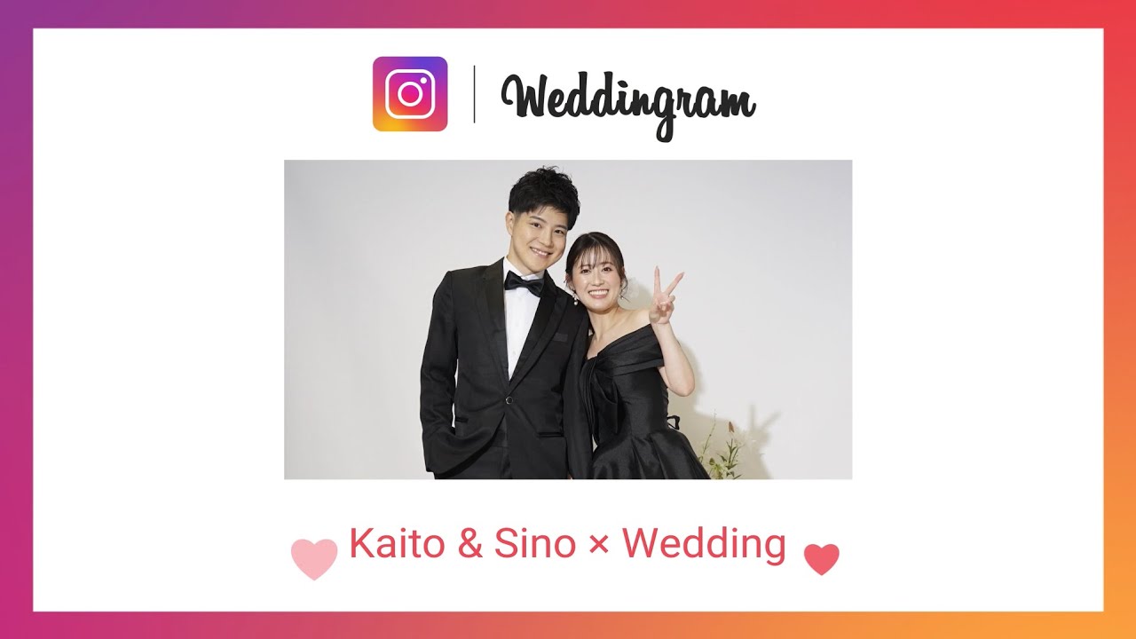 インスタグラム風｜オープニングムービー｜結婚式ムービーシロクマ