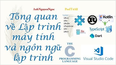 Bài 1: Tổng quan về lập trình máy tính và ngôn ngữ lập trình