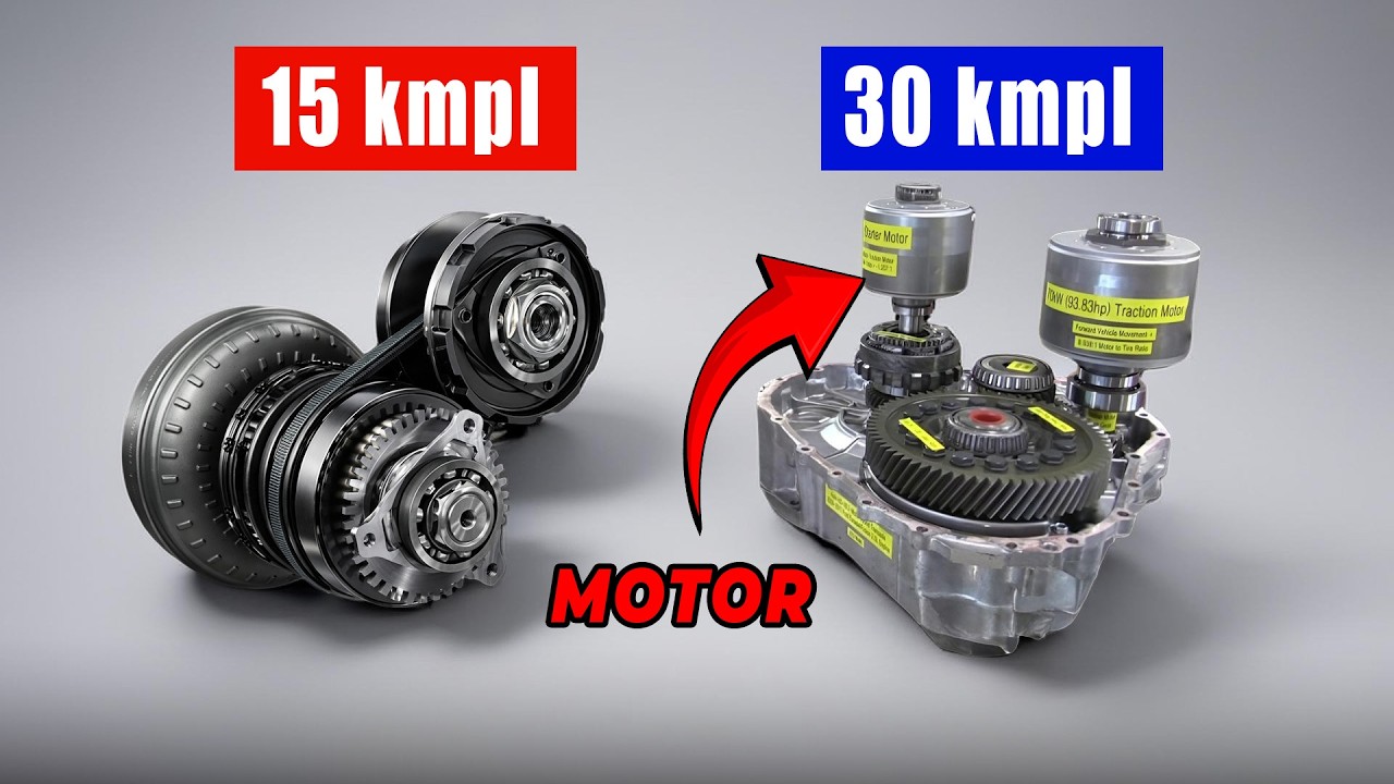 How e-CVT works without belt-pully? Toyota Hybrid Transmission Explained