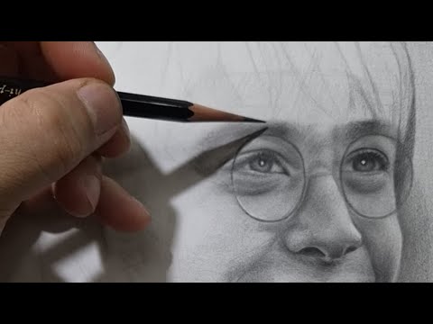 ️ How to Draw, Layer, Shade, Blend- Realistic Portrait with Graphite ...