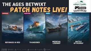 June 2026 Patch Notes Live Blind Reactions! | World of Warships: Legends PS5 XBOX Series S/X