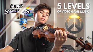 5 Levels of Video Game Music on Violin screenshot 2