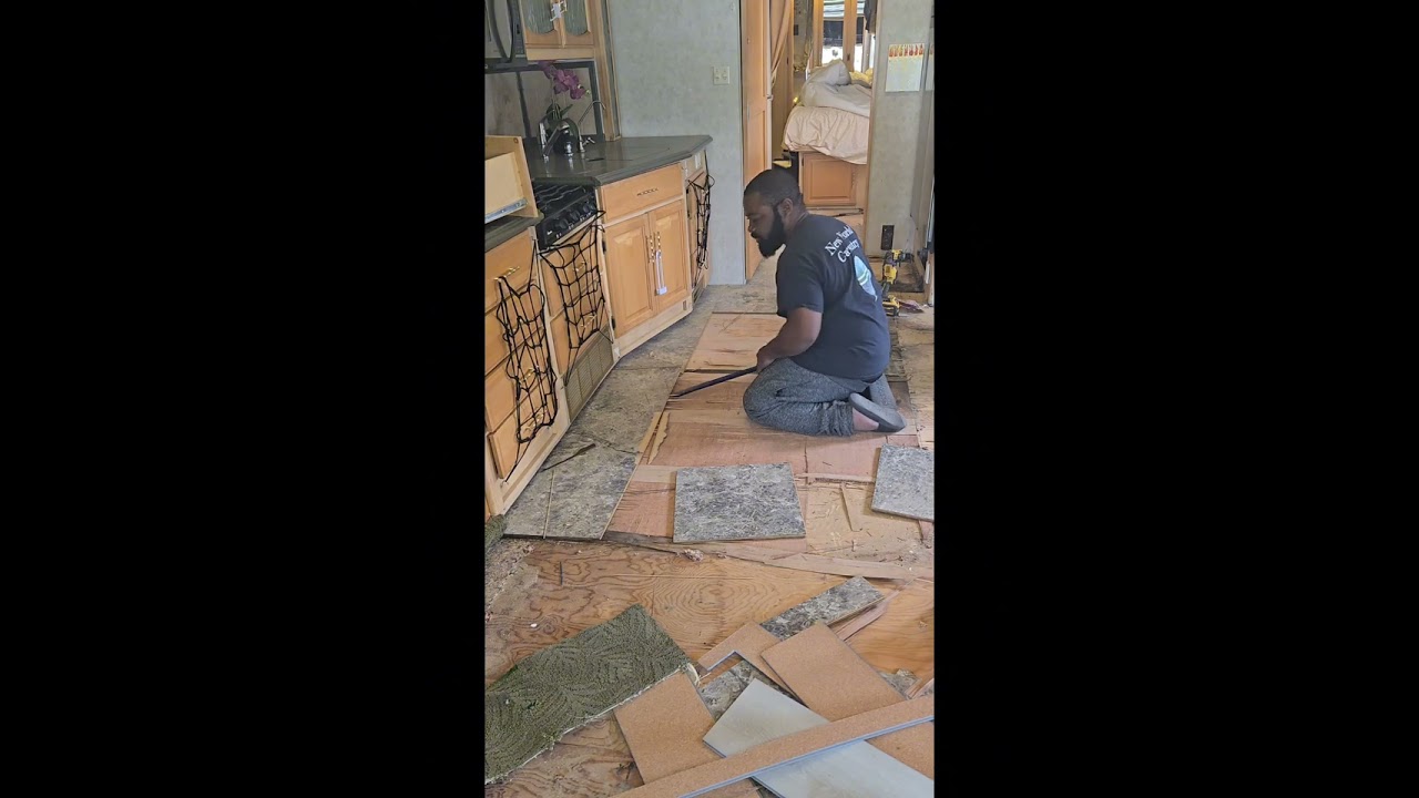 "Removing Old RV Flooring | Complete Demo & Tips"