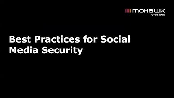 Social Media Security Best Practices