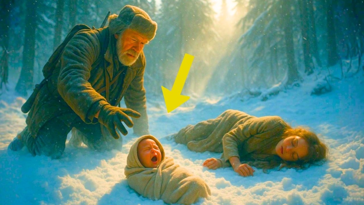 Он нашел её в снегу без сознания… НО РЯДОМ ЛЕЖАЛ РЕБЁНОК, которого бросила родная мать.