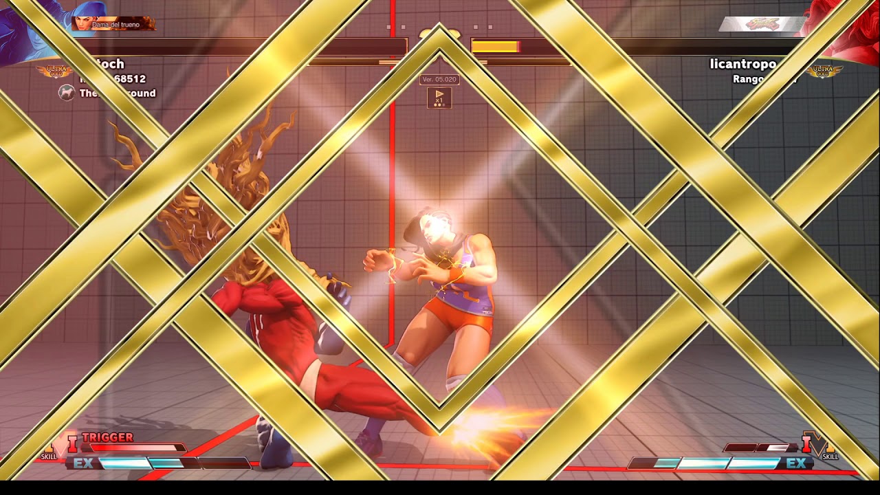 Street fighter V. Champion Edition - Laura vs Gill