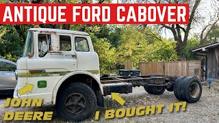 Buying An ANTIQUE CABOVER Ford And Getting It RUNNING The Hard Way