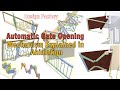 Automatic Gate Opening Mechanism Explained in Animation|Mini Projects|Mechanical|Design Factory|2020