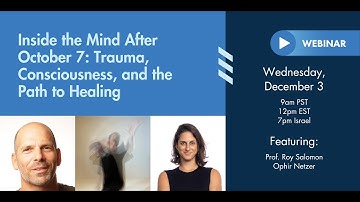 Inside the Mind After October 7: Trauma, Psychedelics, and the Science of Healing