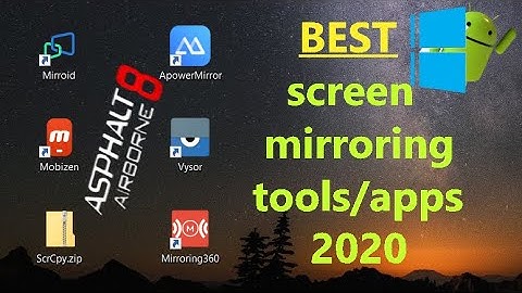 Review💥 Best 6️⃣ SCREEN MIRRORING apps of 2020 for games & basic use via USB control || Asphalt 8