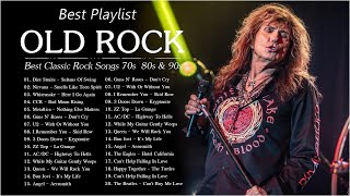 Whitesnake, AC/DC, Aerosmith, Queen, Scorpions, Gnr... -  Old Classic Rock Playlist