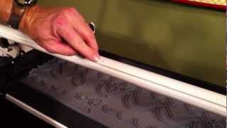 Cloth Leaders on Grace Frabri-Fast frame rails 2012