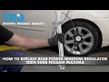 How To Replace Rear Power Window Regulator 2004-08 Nissan Maxima