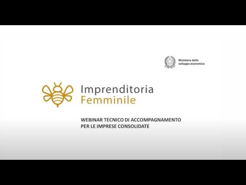 Fondo impresa femminile - Webinar Sviluppo imprese consolidate - 11 aprile 2022