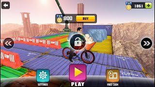 Impossible Bicycle New Red Bike Unlocked - New Levels Completed - Android Gameplay screenshot 5
