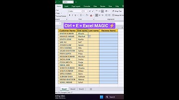 Flash Fill Excel Trick 🔥 | Excel Magic 2025 #tipsandtricks #excelformula