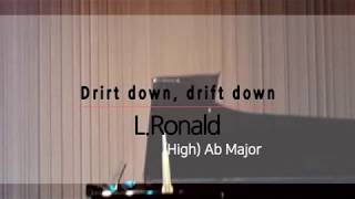 5. Drift down, drift down (L.Ronald) in Ab / Piano accompaniment