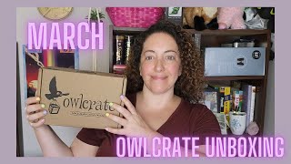 March Owlcrate Unboxing! - A dark and mysterious book