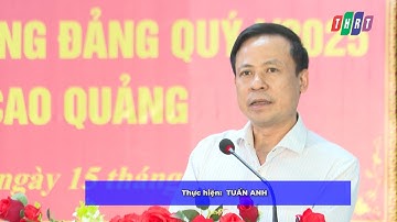 Giao ban công tác xây dựng Đảng quý I năm 2025 cụm các xã Châu Hoá, Cao Quảng