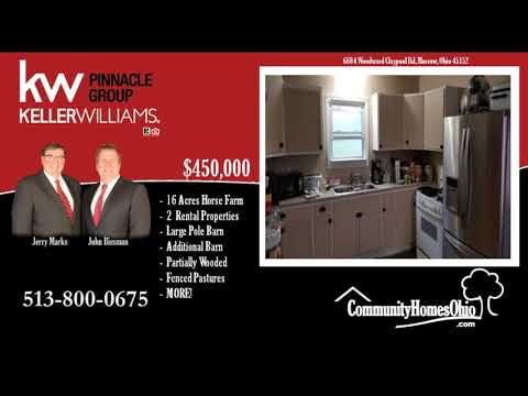6884 Woodward Claypool Rd, Morrow, OH home video tour