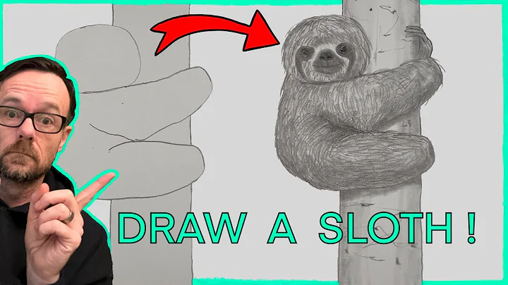 Draw a SLOTH ! Beginner-friendly drawing lesson