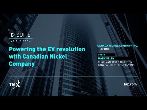 Mark Selby, Chairman, CEO & Director, Canada Nickel Company Inc., shares his Company's story in an interview with TMX Group.