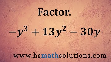 Factoring a Quadratic Trinomial where a=1 (Example)