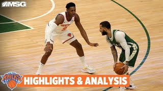 RJ Barrett Scores 22, But Knicks Lose Big to Giannis & Bucks | New York Knicks