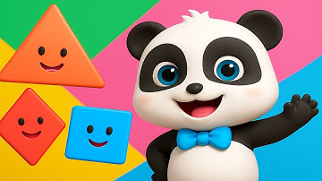 Shape Song for Kids | Learn Shapes with Circle, Square, Triangle & Rectangle | Nursery Rhymes