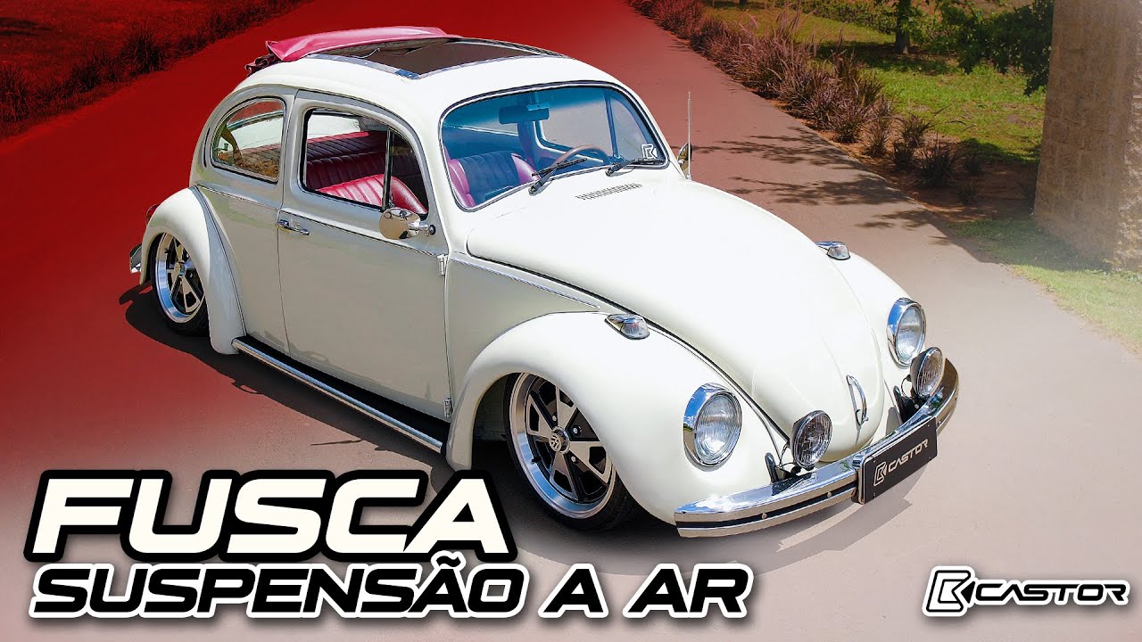 FUSCA 1974 COM SUSPENSÃO A AR | ENCOSTA NO CHÃO!