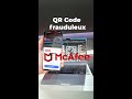 Comment reconnaître un faux QR Code ? #arnaque #qrcode #scan #shorts