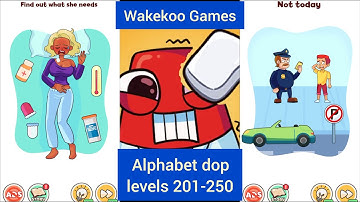 Alphabet DOP: Delete Puzzle level 201-225