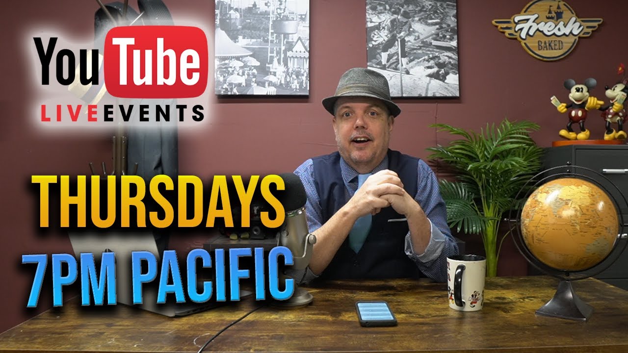 Live with fresh baked YouTube