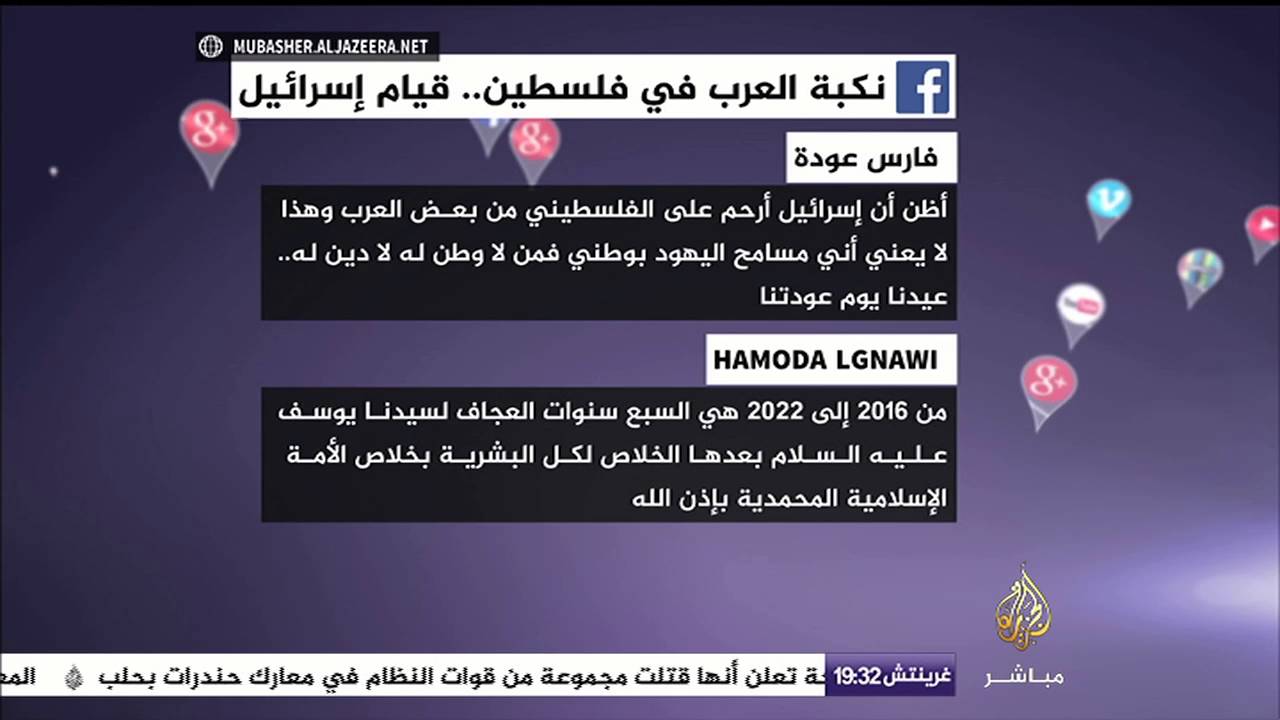 رواد التواصل الاجتماعي في ذكرى النكبة: بعد ٦٨ عاما لا زالت مخيمات اللاجئين قائمة