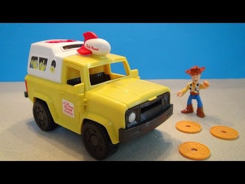 imaginext pizza planet truck