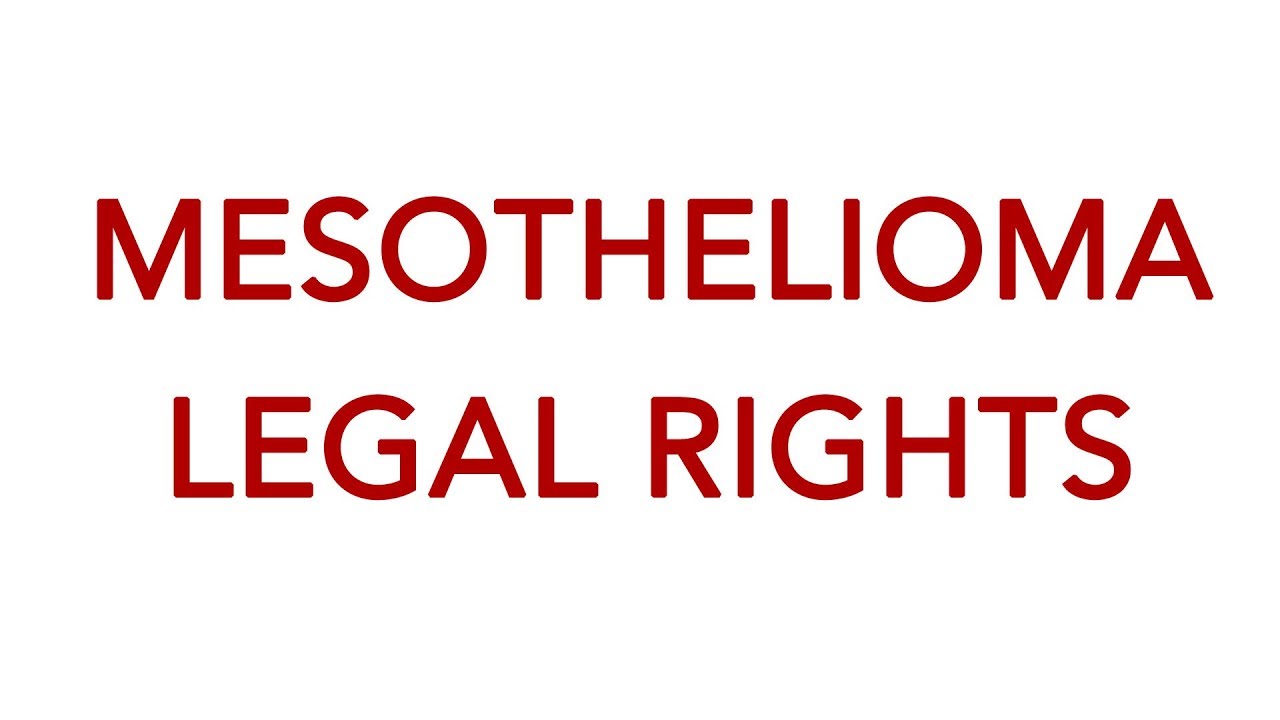 Mesothelioma Legal Rights LEGAL RIGHTS IN A MESOTHELIOMA LAWSUIT