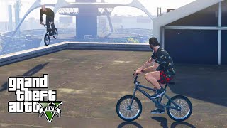 Parkour Med BMX På Flygplatsen i GTA 5