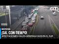 ¡Toma precauciones! Reportan fuerte carga vial al sur de la CDMX