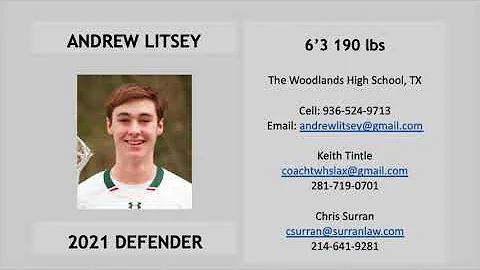 Andrew Litsey - 2021 Defender - Summer 2020 Highli...