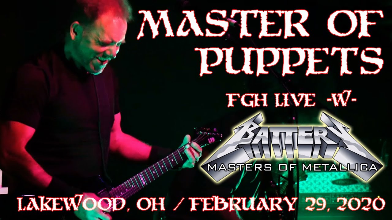 Master of Puppets Live Cover - Battery (International Metallica Tribute) with Furious George Hartwig