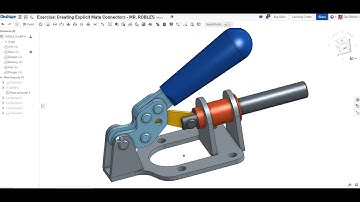 Onshape Assemblies Tutorial - Creating Mates (Toggle Clamp)