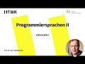 6-Informatik I, Programmiersprachen II - Konstanten, Variablen, Anweisungen, Schleifen