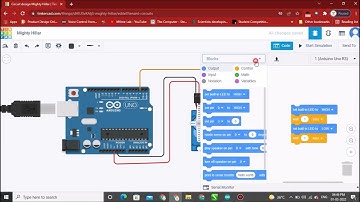 Arduino Uno with servo motor Simulation Using Tinkercad