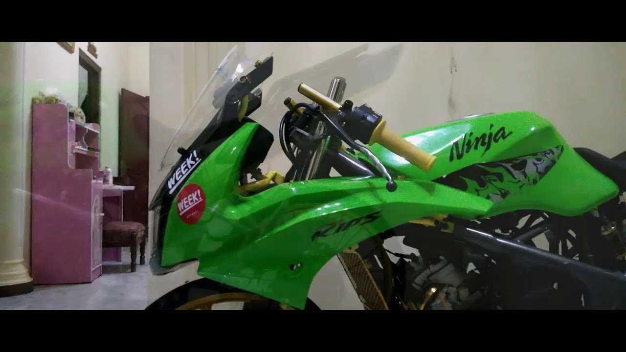  MODIF  NINJA  RR HIJAU  MINIMALIS YouTube