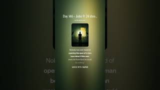 Day 146 - John 9: 24 through 41