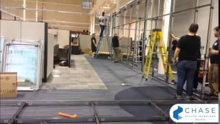Chase Office Interiors - Teknion Altos Walls Project