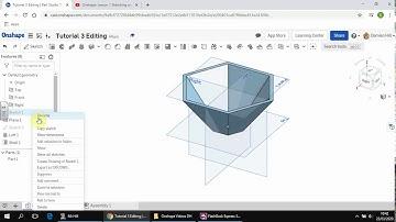 Onshape: Lesson 3 Editing